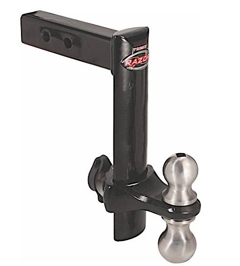 Trimax  12in Drop/Rise Powder Coat Black (Does Include Tow-Balls)  • TRZ12PB
