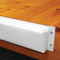 Taylor Made Hull-Saver Vinyl Covered Dock Bumper, White, 60"L x 8"T x 6"D  • 348