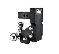 B&W  MultiPro Tow & Stow Adjustable Tri-Ball Mount - 2" Receiver - 1 7/8", 2", 2 5/16" Ball - 2.5" Drop  • TS10064BMP
