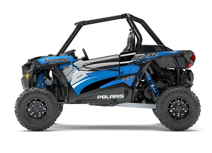 Pro Armor 2018 RZR XP Turbo Lower Door Insert Graphic - Velocity Blue  • P183G502VB