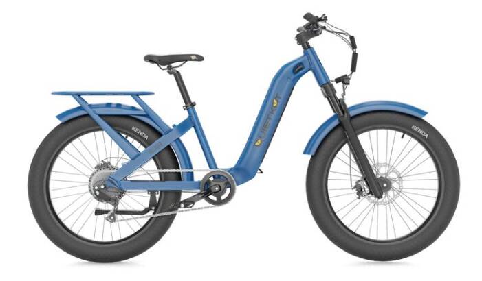 QuietKat Villager 5.0 Electric Bike, 500w, 16in Frame, Classic Blue  • 22 VIL 50 BLU 16