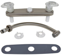 Valterra Catalina RV Two-Handle 8" Kitchen Faucet with Hi-Arc Spout, Brushed Nickel  • PF221402