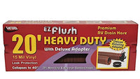 Valterra EZ Flush Sewer Drain Hose With Adapter - 20 Ft  • D04-0044