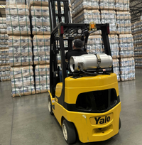 Flame King 33.5lb Aluminum Forklift Propane Tank Cylinder with Gauge  • YSN335-ALM
