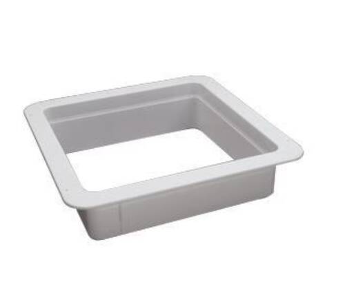 Heng's RV Roof Vent Trim Ring/Garnish, 3" Vertical Leg, White  • 90092B