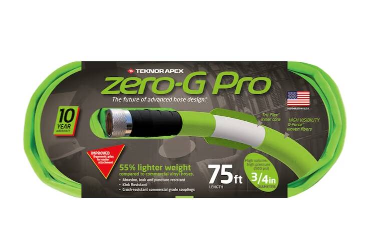 Teknor Apex Zero-G Pro Hose, 3/4" x 75'  • 4300-75