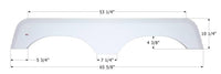 Icon Tandem Axle Fender Skirt for Various Jayco RVs - Polar White  • 01424
