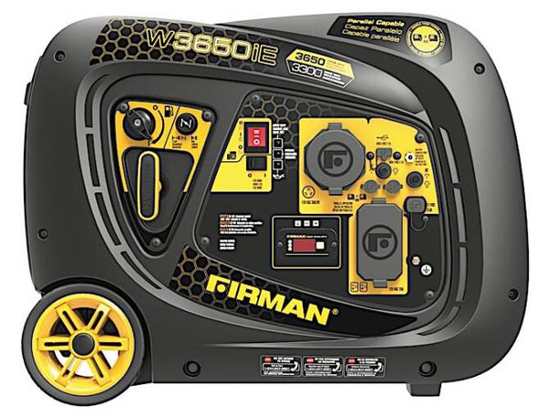 Firman 3650-Watt Whisper Series Portable Inverter Generator - Recoil & Electric Start, Gasoline  • W03382