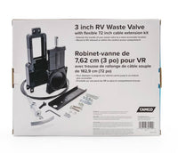 Camco Sewer - Flexible Cable Kit, 72", with 3" Valve  • 39519
