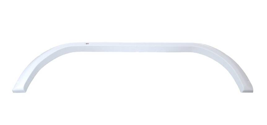 Icon FS1792 80-5/8"L x 20-1/4"H (16-1/4" Arch Heigh) Metallic Silver Tandem Fender Skirt for Carriage Cameo/Cabo Model  • 01793