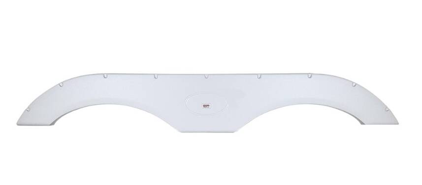 Icon Tandem Axle RV Fender Skirt - Polar White  • 01770