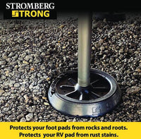 Stromberg Carlson 10" RV Jack Shoe Pad, 2-Pack  • JBP-S10.2