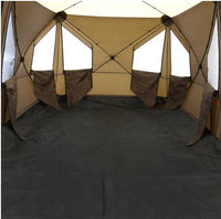 Quick-Set Cabin 4-Sided Screen Shelter - Brown/Tan  • 14628