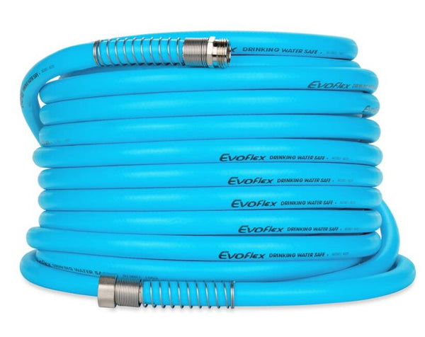 Camco EvoFlex 75' RV / Marine Drinking Water Hose, 5/8" ID  • 22597
