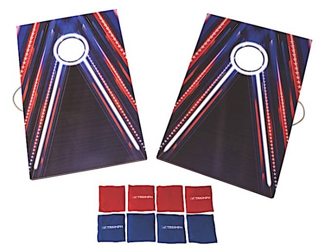 Triumph LED Keyhole 2 ft. x 3 ft. Cornhole Set  • 35-7360-3