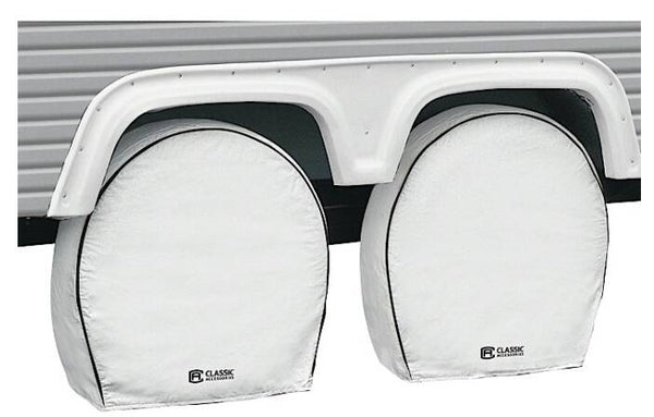 Classic Accessories RV Deluxe Wheel Covers - White  • 80-223-172302-00