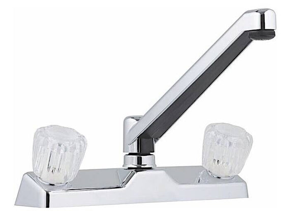 Lasalle Bristol Utopia RV Kitchen Faucet - Chrome with Clear Handles  • 20380R219