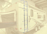 Stromberg Carlson RV Exterior Ladder w/ Hinges - Aluminum - 99-1/2" Tall x 12" Wide  • LA-401