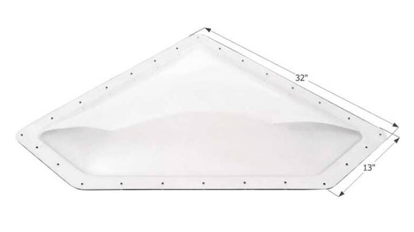 Icon Neo Angle RV Skylight, 28" x 10" - Clear  • 01868