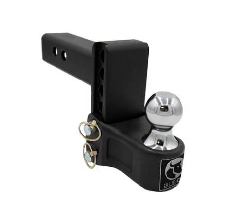 Blue Ox Adjustable Ball Mount fits 2" Receiver Hitch, 4" Drop/Rise  • BXH10141