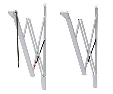 Carefree Eclipse XL Arm Set â€“ White  • VX2552HW