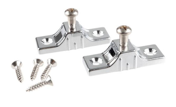 Taylor Made Deck Hinge Side Mount Chromed Zamak, Pair  • 1205
