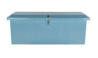 Taylor Made Stow N’ Go Deep Fiberglass Dock Box, Medium (27"H X 72"W X 26"D), Ice Blue  • 83554IB
