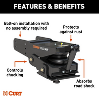 Curt L05 Flex Air Pin Box - 18,000 lbs  • 328492