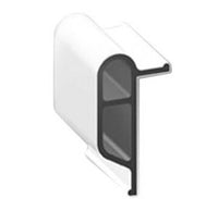 Taylor Made Dock Pro 25' L x 2-1/4" H x 1-3/8" T White Vinyl Edge Gard Dock Edging, Coil  • 46097