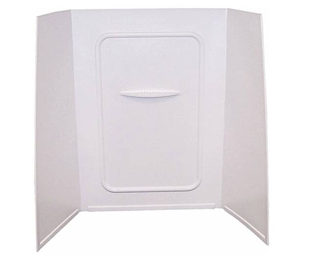 Lippert White Plastic Surround Bath Tub Wall (36"L x 24"W)  • 210303