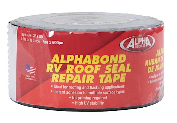 Lippert Alphabond TPO Tape 3" x 50' Black  • 862406