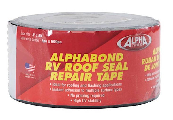 Lippert Alphabond TPO Tape 3" x 50' Black  • 862406