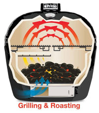 Primo Oval Large 300 24" Ceramic Kamado Grill With Stainless Steel Grates  • PGCLGH