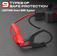 Lokithor Jump Starter with LiFePO4 Safety Battery 2500Amp  • J2500