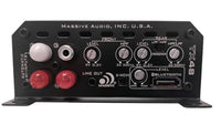 Massive 200 Watts x 4 @ 4 Ohm RMS 4 Channel Bluetooth Marine Amplifier  • TX48