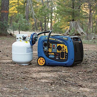 Firman 3300-Watt Whisper Hybrid Dual Fuel Portable Inverter Generator - Recoil Start, Gasoline/LPG  • WH03041