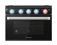 Furrion 17" 3-Burner Gas Oven Range, Black Glass w/ Silver Handle  • 2021149018
