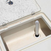 T-H Marine 18" L x 1-1/2" D Straight Push In Live Well Overflow Drain Tube with Screen  • ODT-2-DP