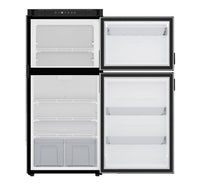 Norcold Polar 8 cu ft Matte Black Right Hand DC Double Door RV Refrigerator & Freezer  • N8DCBKR