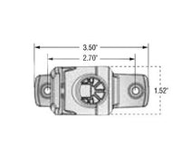 Attwood 12" Horizontal Mount Fold-Down Anchor/Masthead Light with Rail Adaptor  • 7201-P-7