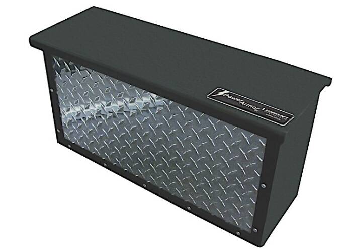 Torklift PowerArmor Locking Battery Box - 6V and 12V Batteries - Diamond Plate Aluminum  • A7712R