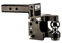 B&W Tow & Stow Adjustable Pintle Mount - 2" Receiver - 2 5/16" Ball - 8.5" Drop  • TS10056