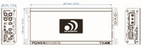 Massive 200 Watts x 4 @ 4 Ohm RMS 4 Channel Bluetooth Marine Amplifier  • TX48