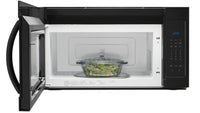 Whirlpool 1.7 Cu. Ft. Microwave Hood Combination-Black  • WMH31017HB