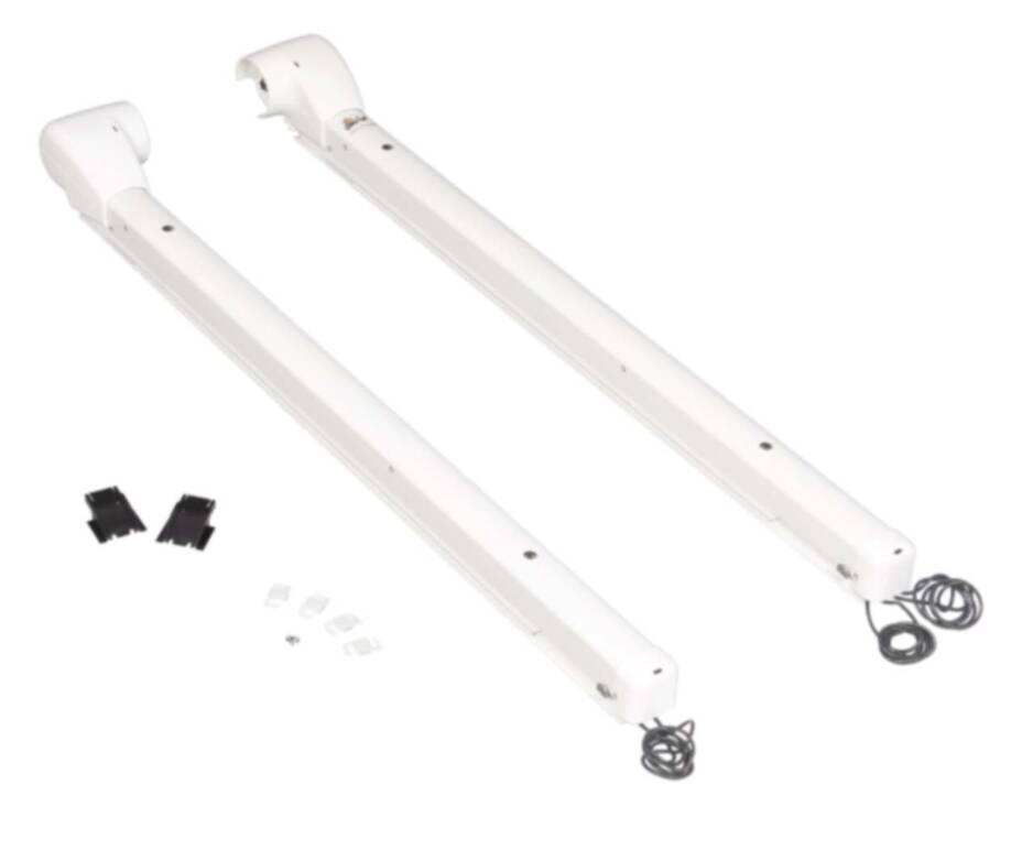 Carefree Compass Arm Set W/ Brackets & Switches White  • TA25APHW