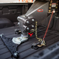 Gen-Y Hitch Executive Torsion-Flex SnapLatch Rhino Fifth Wheel Pin Box Replacement with Gooseneck 2 5/16" Coupler, 4.5K PW, 30K Towing  • GH-8056AL