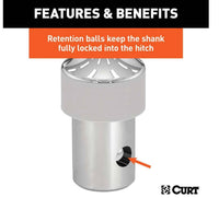 Curt OEM Puck System 2-5/16" Gooseneck Ball, Chevy, Ford, GMC, Nissan, RAM, 30K  • 60629