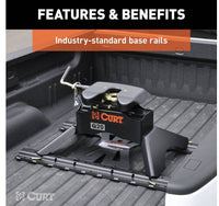 Curt X5 Gooseneck-to-5th-Wheel Adapter Plate - Square Shank  • 16310