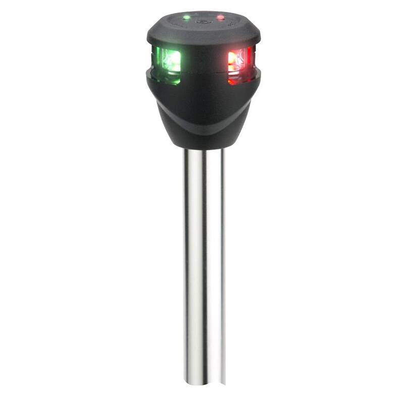 Attwood LightArmor Straight 10" 2-Pin Locking Bi-Color Pole LED Light with Task Light  • NV6LC2-10-7