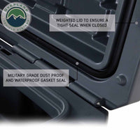Overland Vehicle Systems D.B.S. - Dark Grey 169 QT Dry Box with Wheels, Drain, and Bottle Opener  • 40100031